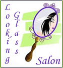 Looking Glass Salon Logo and Hyperlink